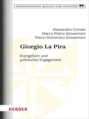 cover image of Giorgio La Pira